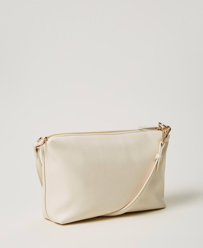 ‘Mignon’ shoulder bag with Oval T White Cream Woman 242TD8380_11952_03