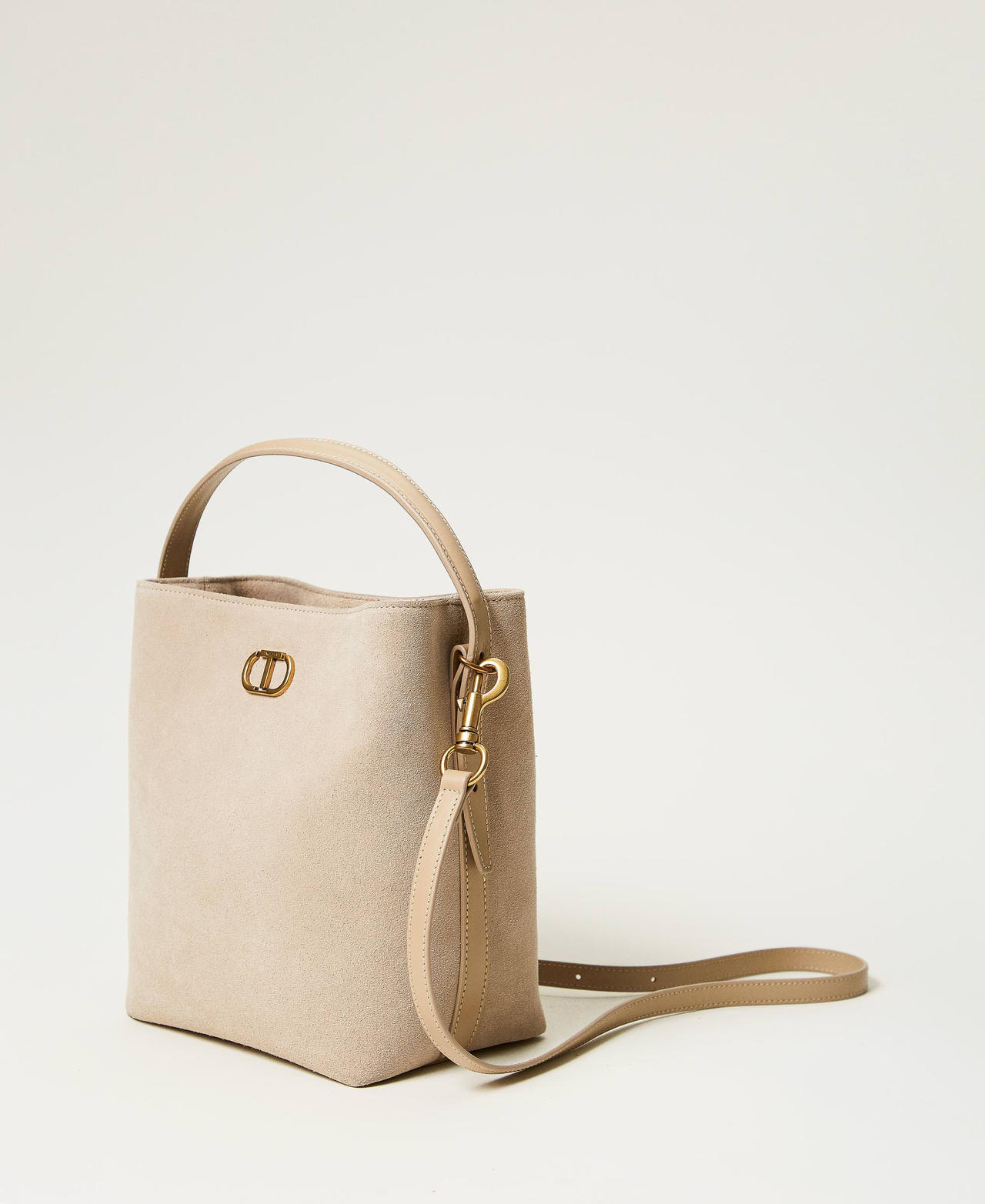 Borsa secchiello &lsquo;Chelsea&rsquo; in pelle Sabbia Donna 242TD8401_00017_02