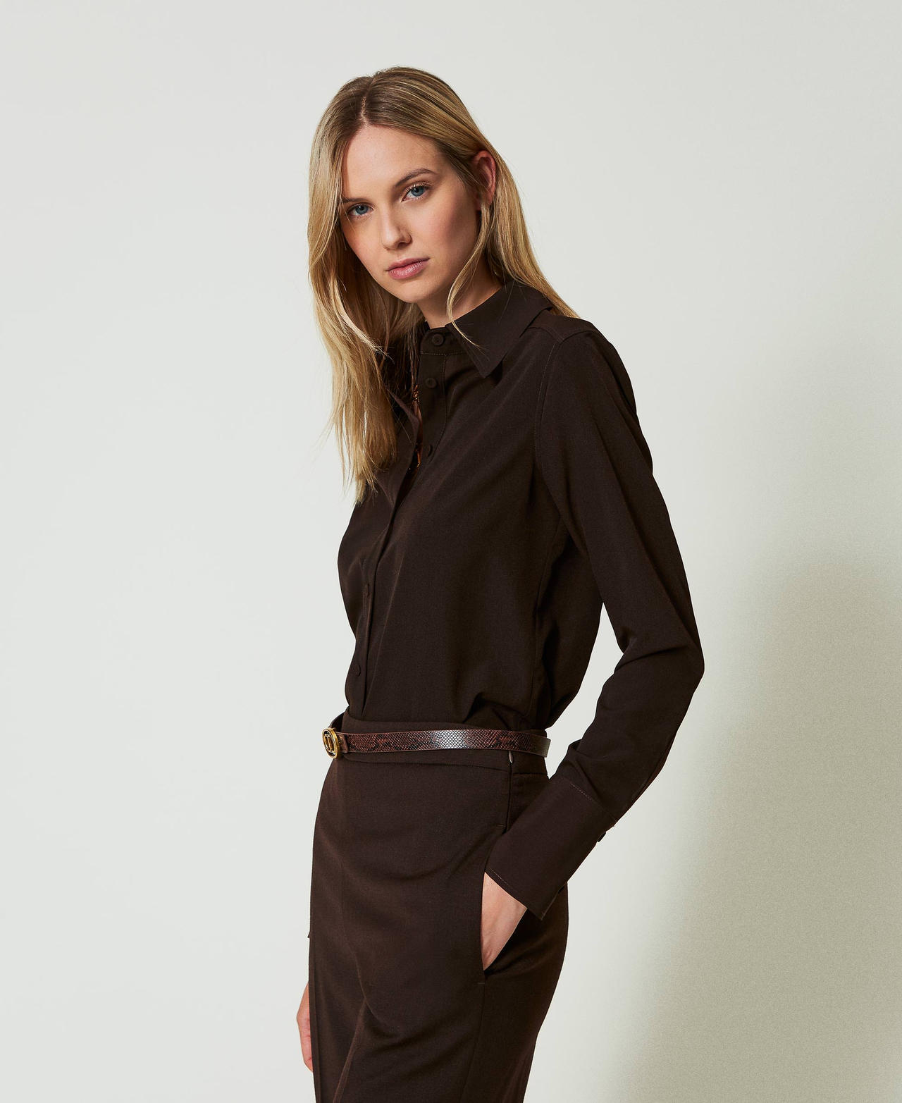 Cr&ecirc;pe de Chine shirt