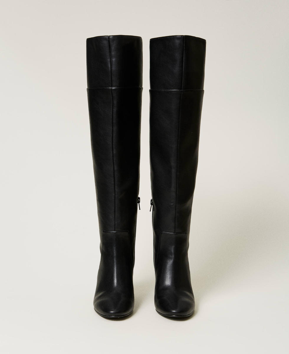 Over-the-knee boots Black Woman 242TGT056_00006_04