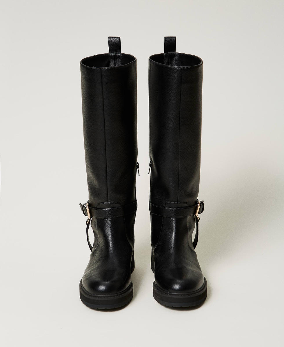 Biker boots twin set 2025