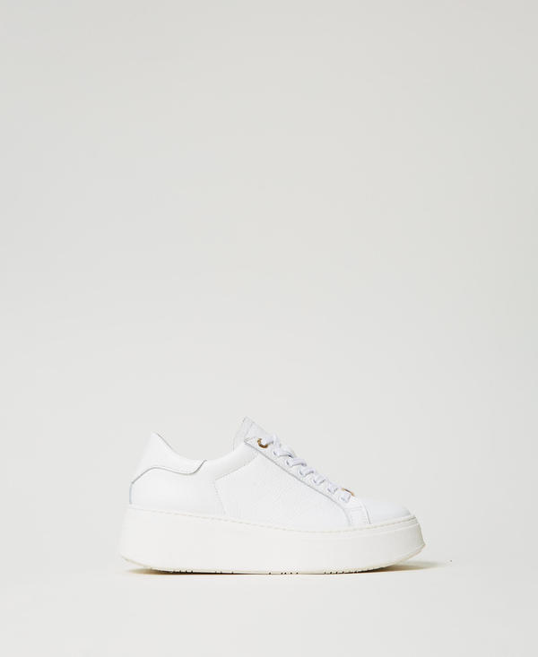 Leather trainers