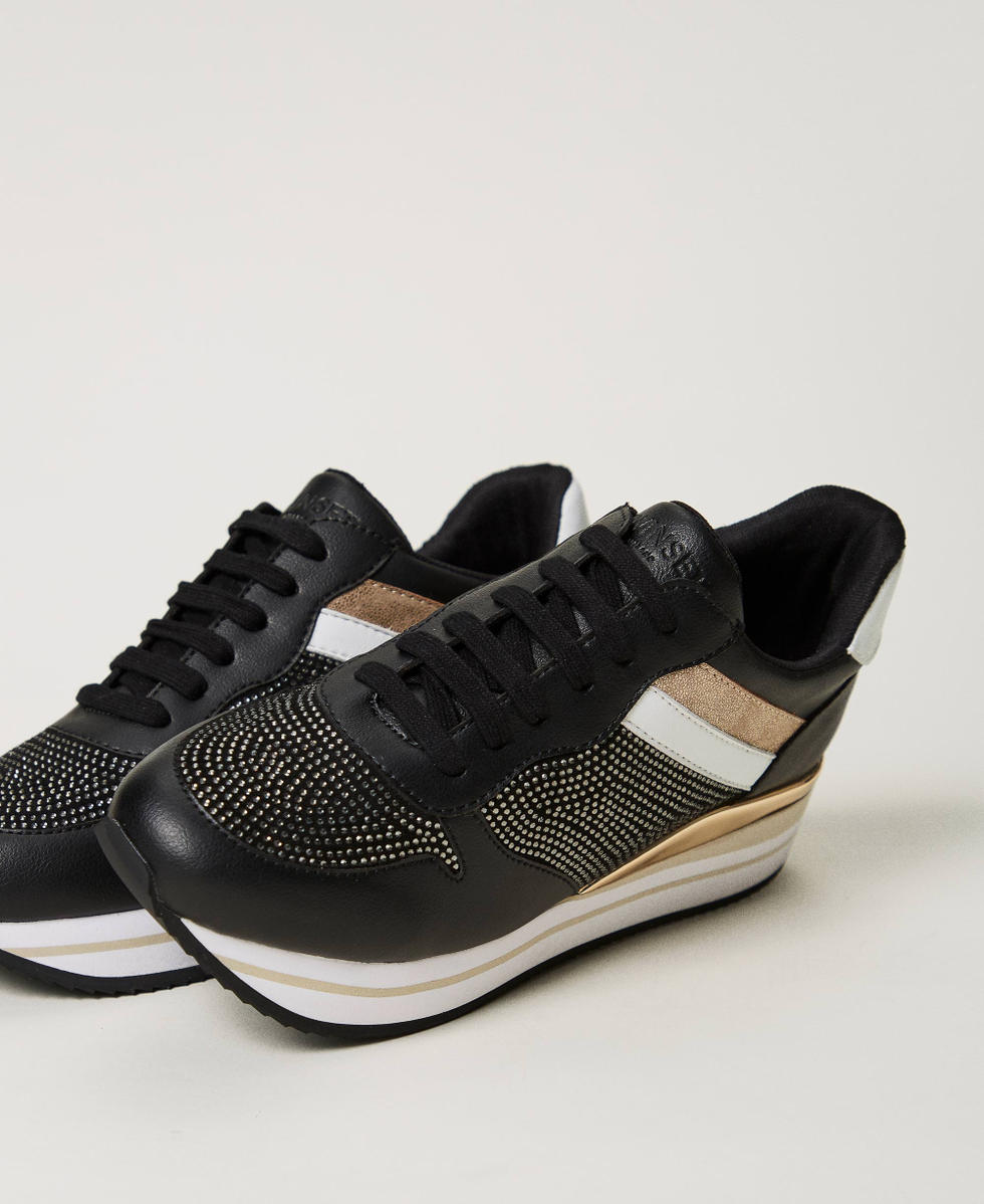 Sneakers donna strass hot sale