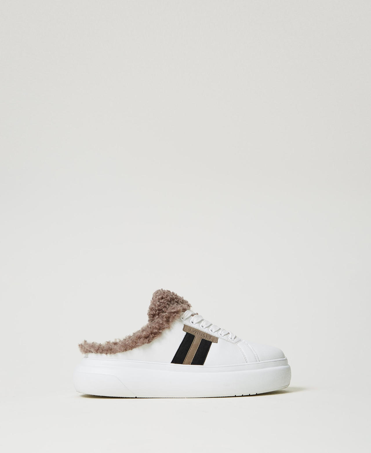 Slide on white sneakers store