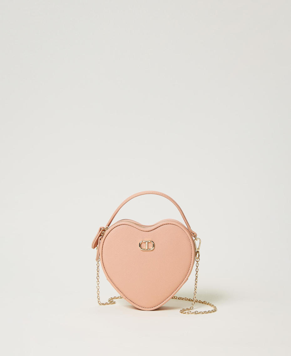 ‘Mon Amour’ heart-shaped shoulder bag Powder Pink Woman 242TH7011_00083_01