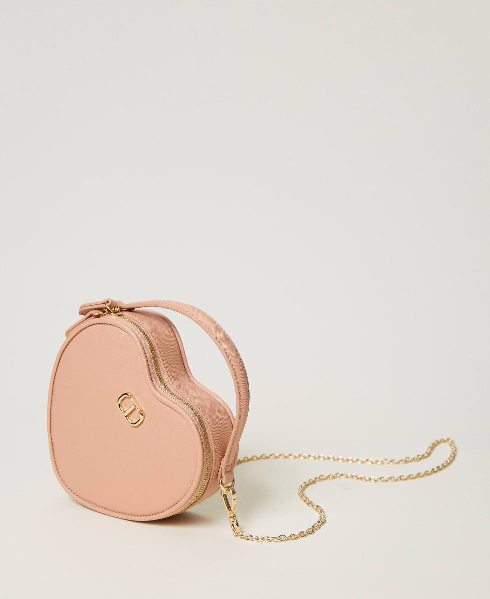 Mon Amour' heart-shaped shoulder bag Woman, Pink | TWINSET