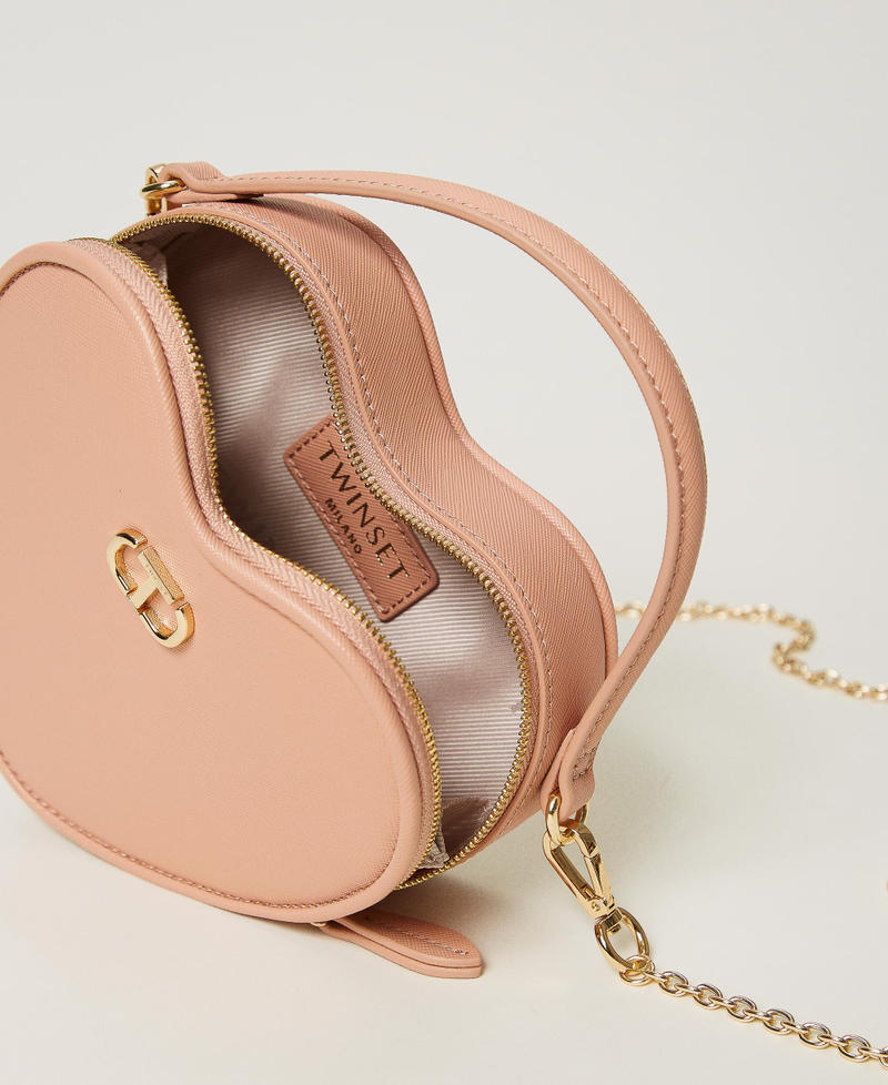 ‘Mon Amour’ heart-shaped shoulder bag Powder Pink Woman 242TH7011_00083_04