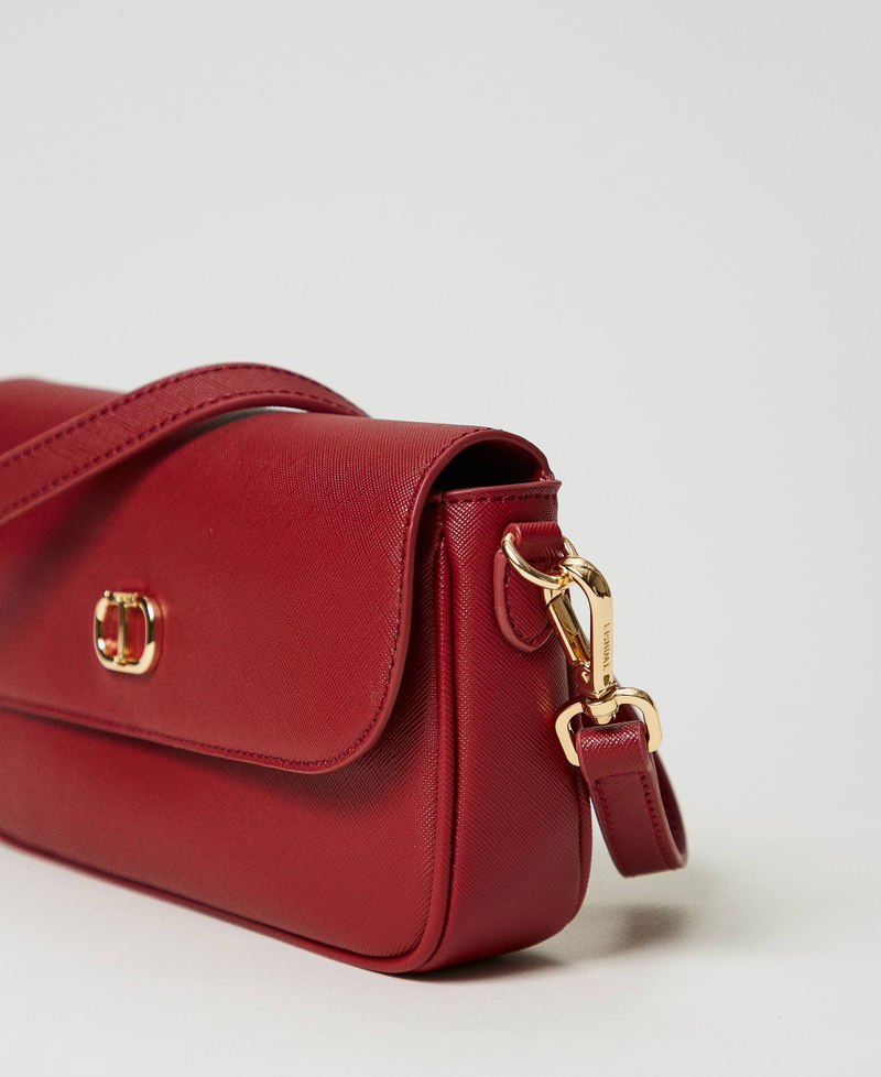 Mini shoulder bag with Oval T Woman, Red | TWINSET Milano
