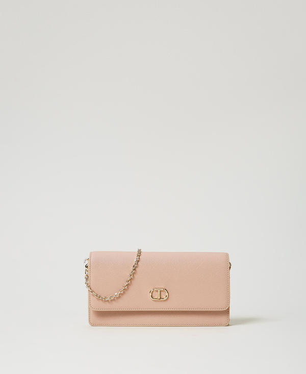 Mini shoulder bag with Oval T