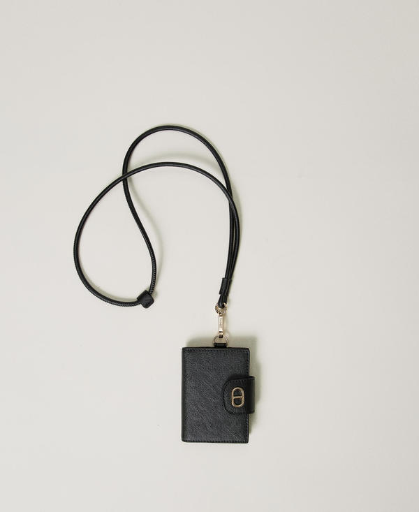 Shoulder card holder with Oval T