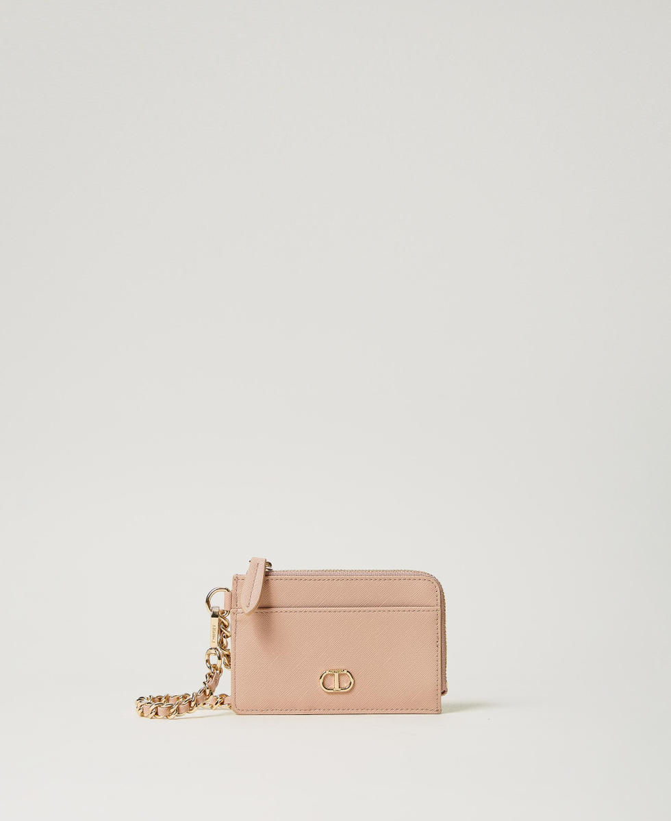 Porte-cartes avec cha&icirc;ne et Oval T Rose &laquo;&nbsp;Peachy Keen&nbsp;&raquo; Femme 242TL8039_11947_01