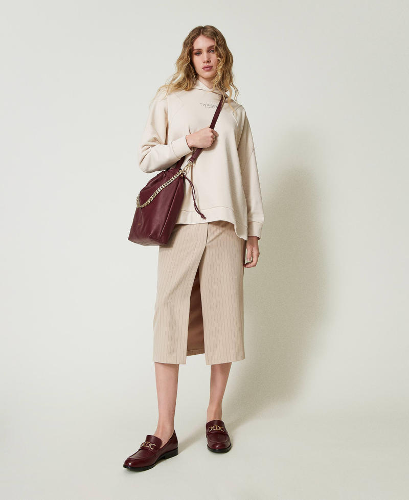 Sudadera oversize con logo