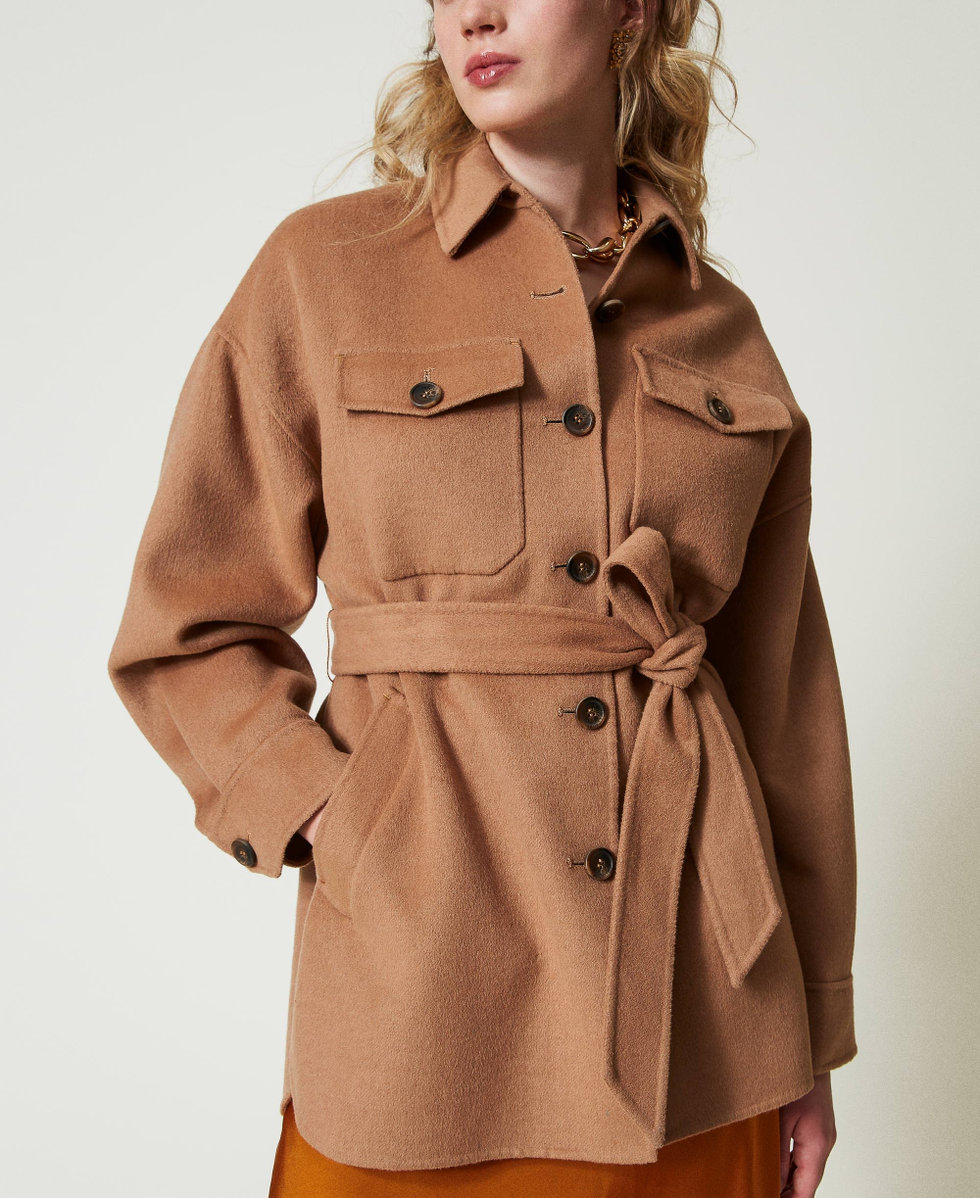 Caban femme marron 2025