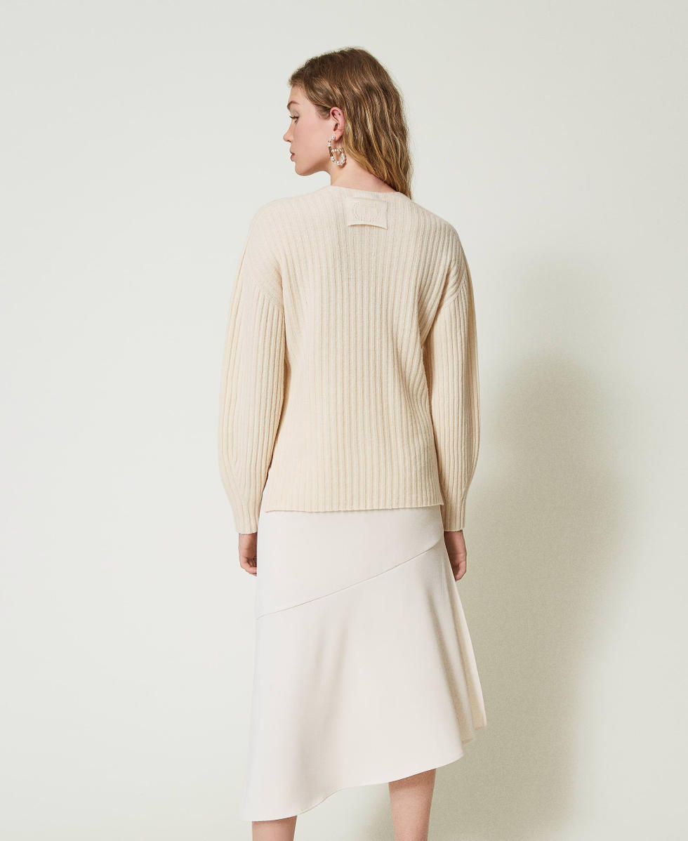 Falda midi con cadena Oval T
