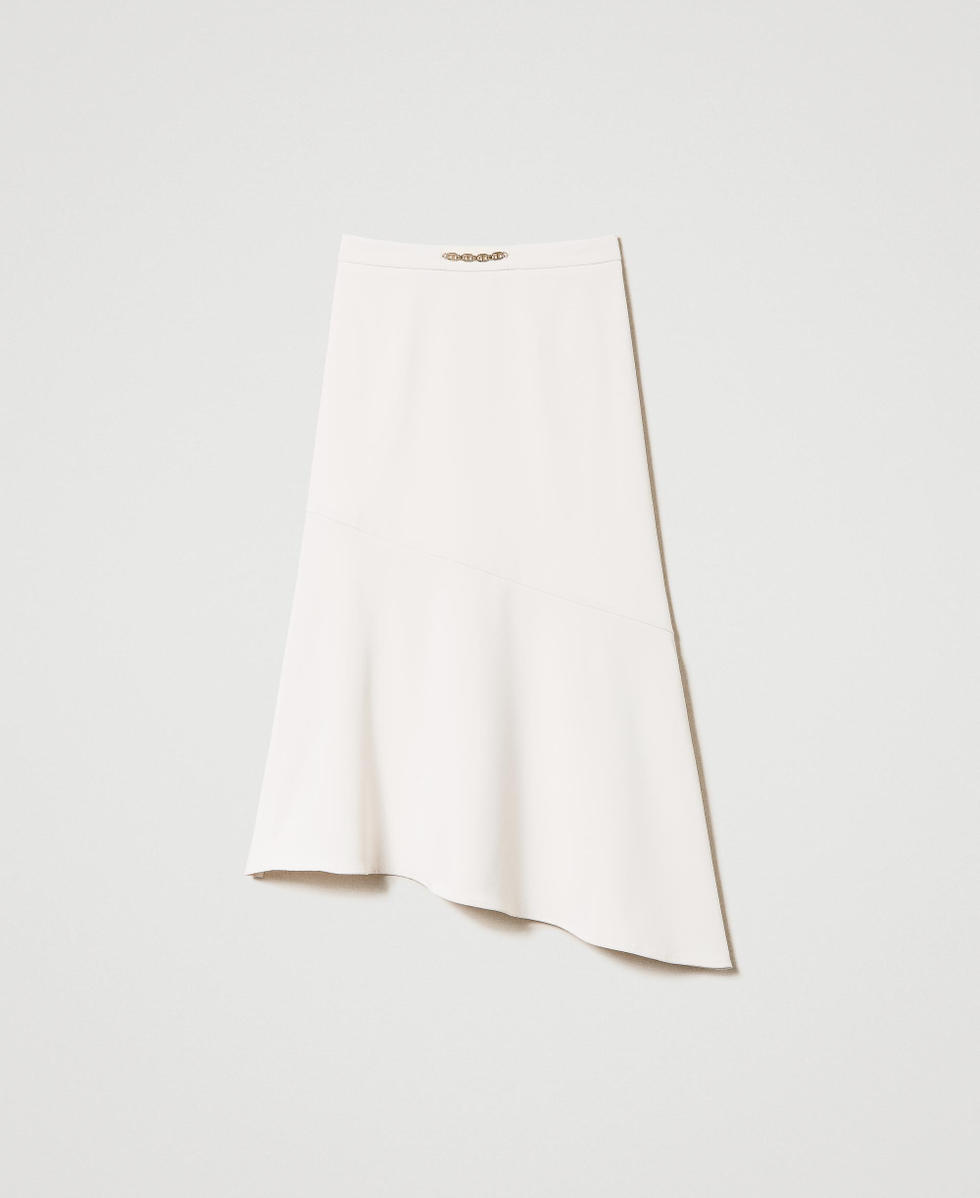 Falda midi con cadena Oval T