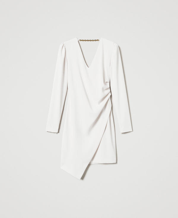 Abito corto con catena Oval T