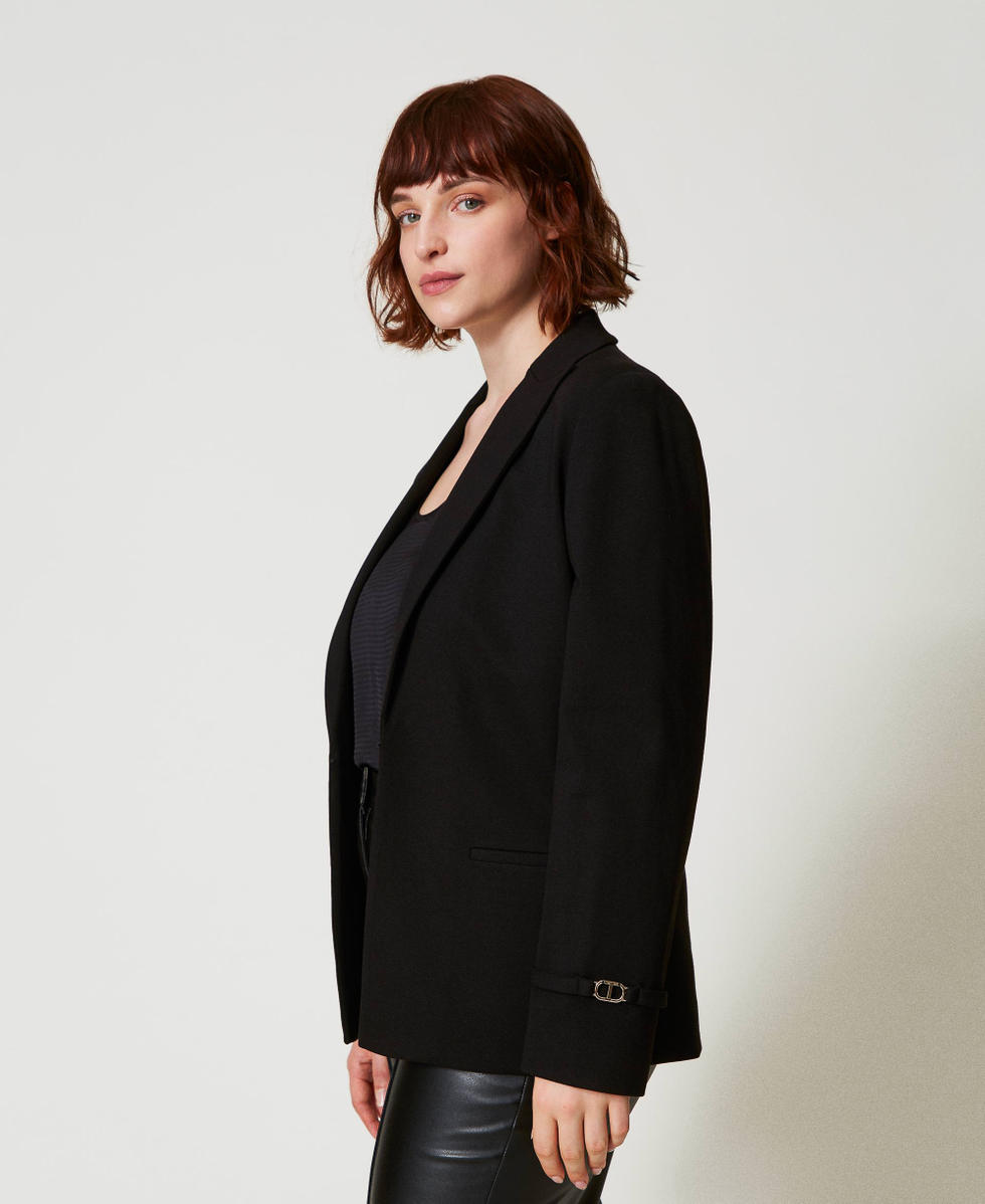 Blazer avec bride Oval T Noir Femme 242TP2245_00006_02