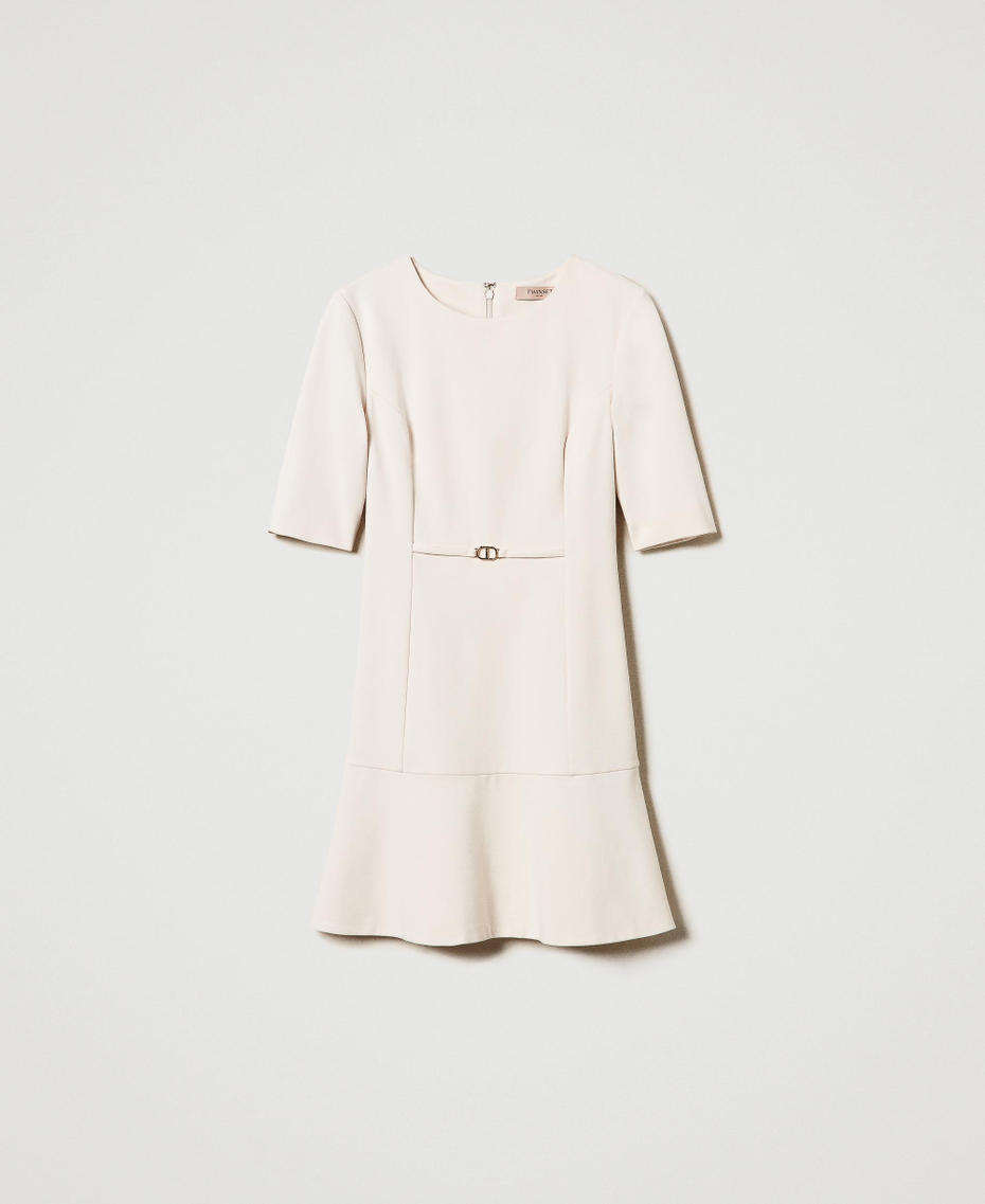 Short dress with Oval T waist strap