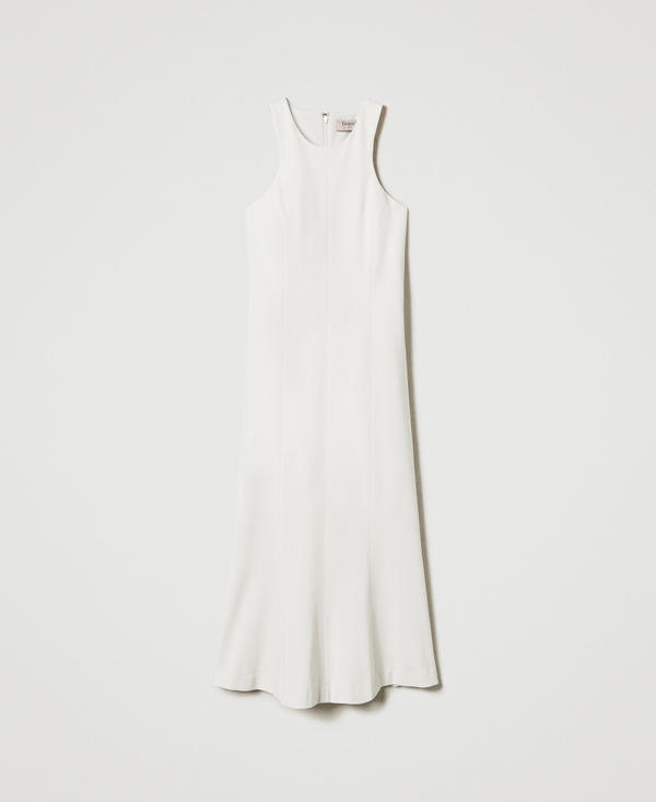 Midi dress with halter neck