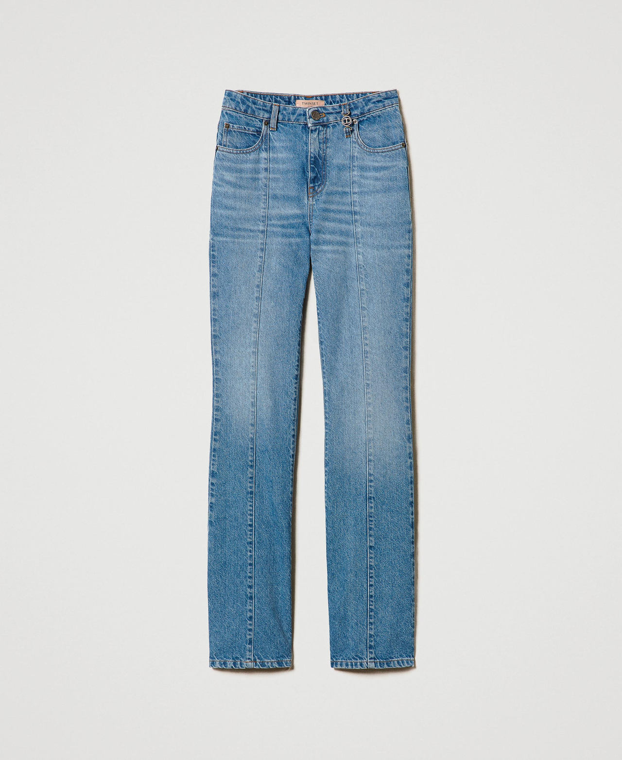 Scee by twin set Pantaloni Jeans flare cinque tasche