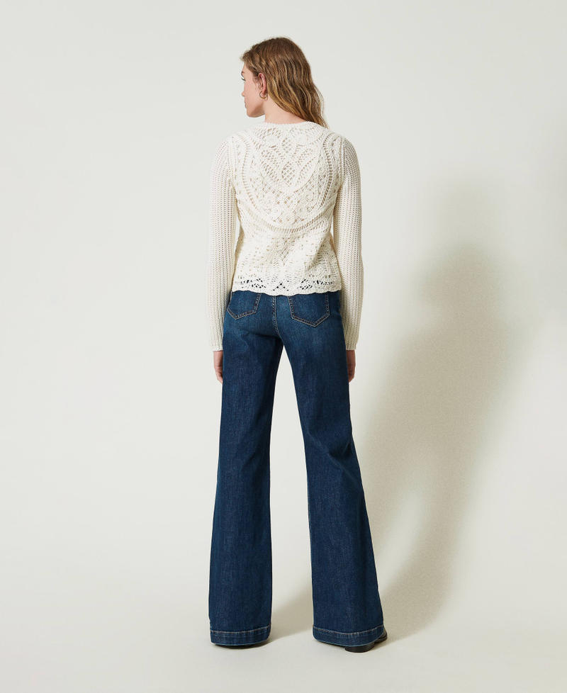 Jeans wide leg cinque tasche