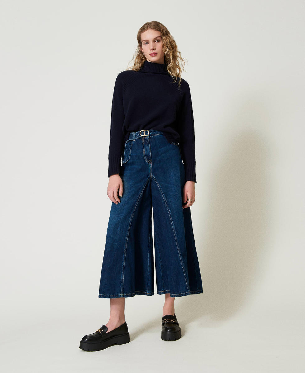 Jean cropped femme clearance