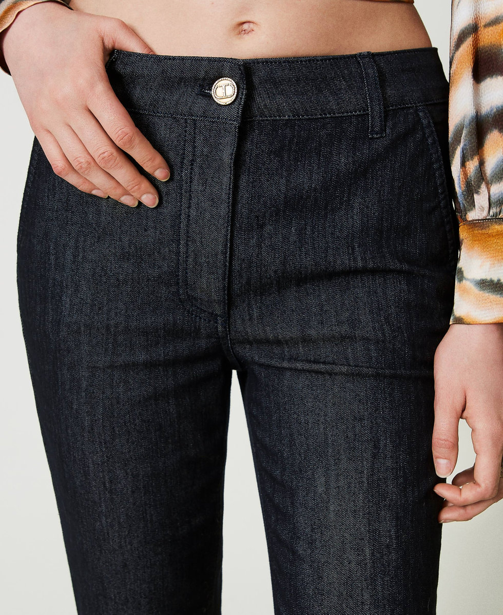 Jeans con tasche alla francese on sale