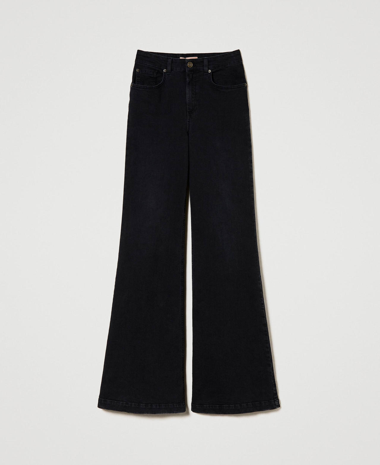 Scee by twin set Jeans flare a vita alta