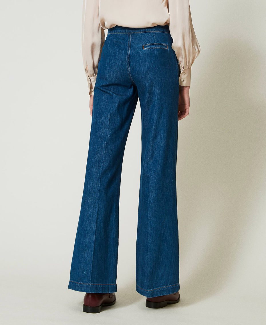 Sartorial wide leg jeans Denim Woman 242TP2612_00078_03