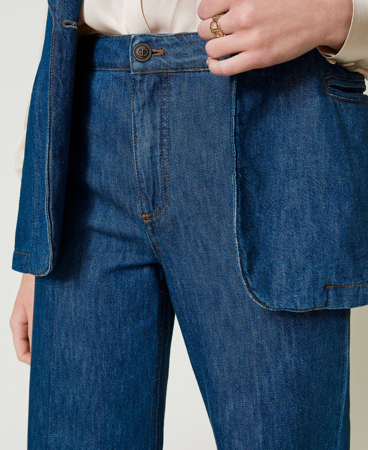 TWNのDation Wide Denim Pants JULIUS 10oz Denim Bleach Wide Pants （INDIGO） -FASCINATE
