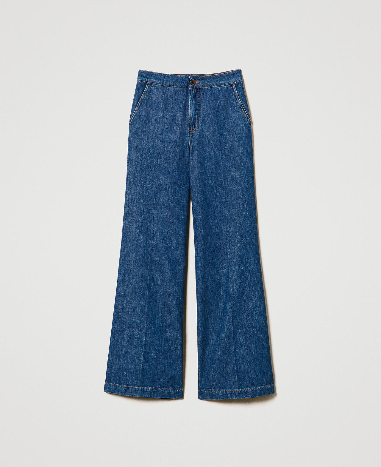 Scee by twin set Jeans wide leg sartoriali