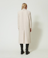 【Her lip to】Herringbone Wool-Blend Coat Her lip to Herringbone Wool-Blend Chester Coat