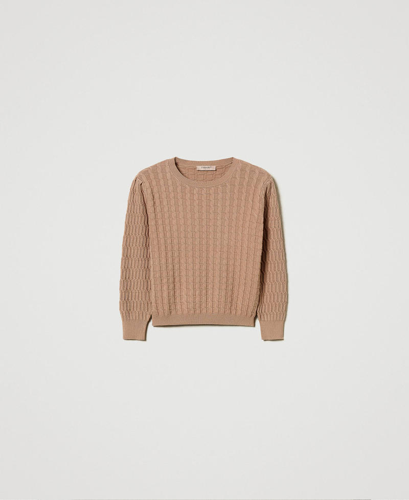 Jersey con mezcla de puntos