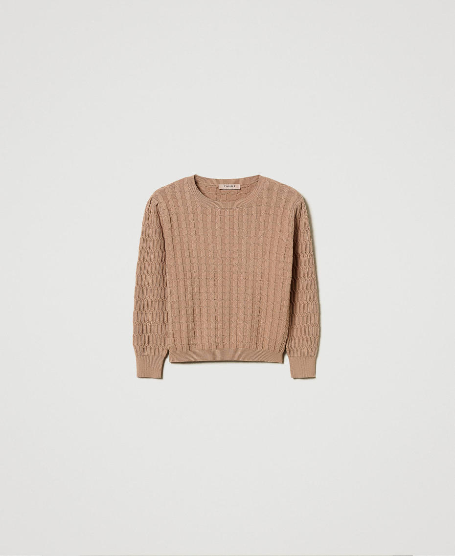 Jersey con mezcla de puntos