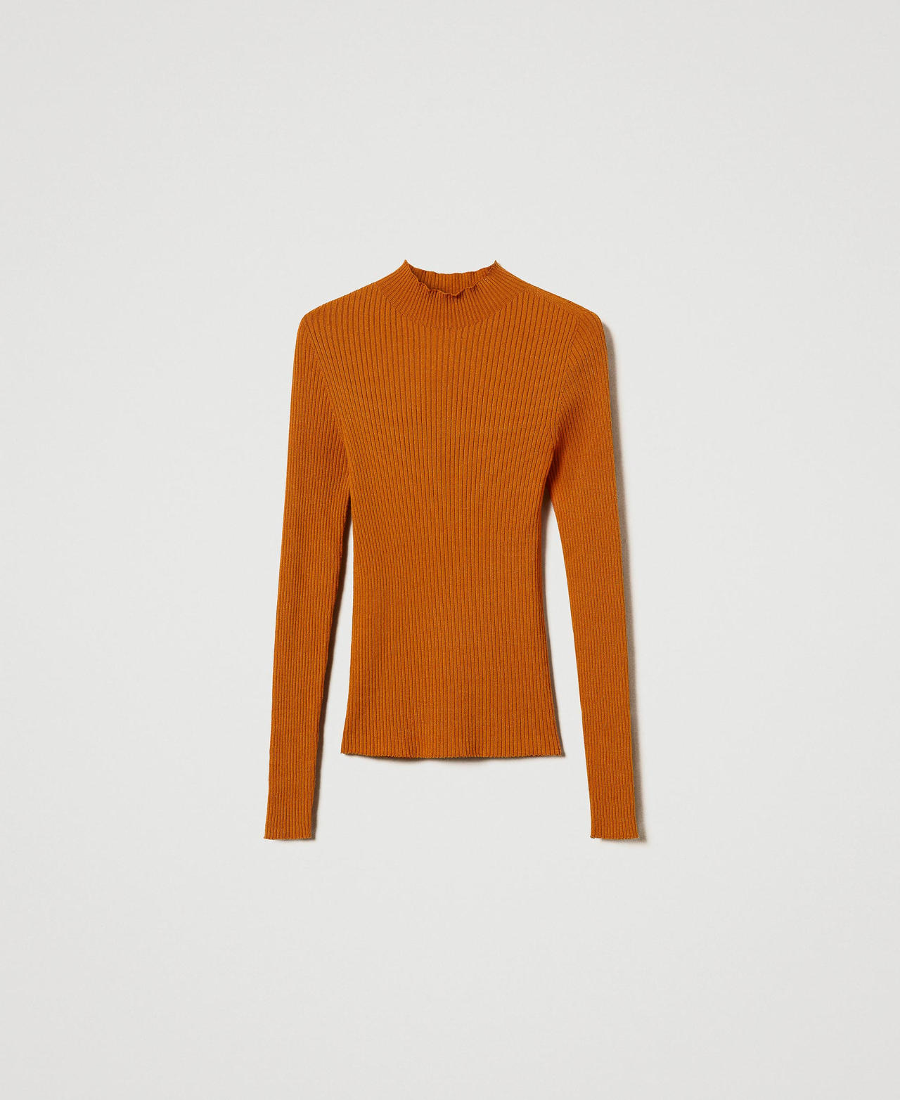 Scee by twin set Maglia lupetto a costine