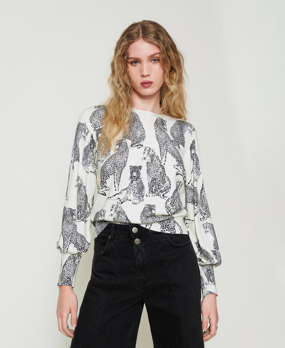 Pull avec imprimé outlet
