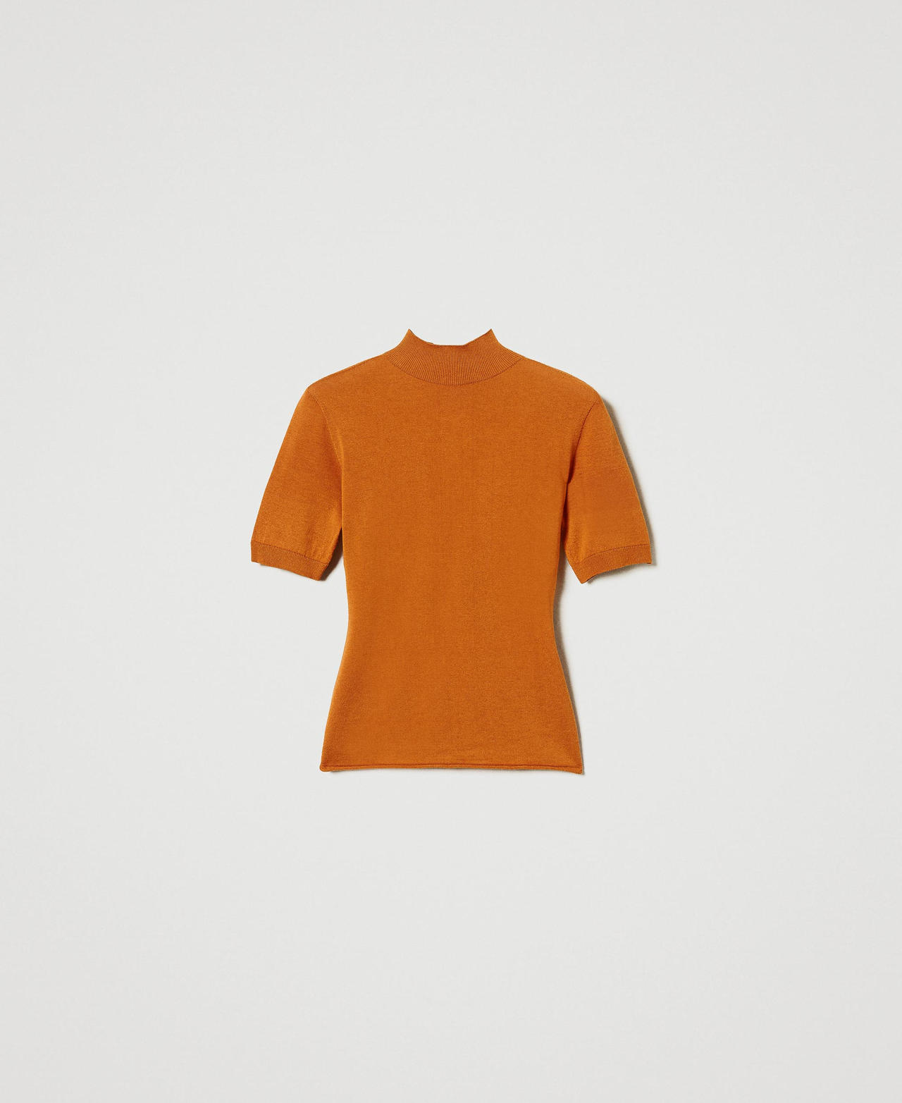 Scee by twin set Maglia lupetto in seta e cashmere