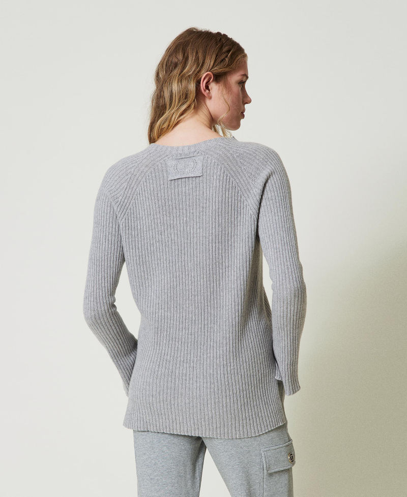 Maglia in misto lana e lurex