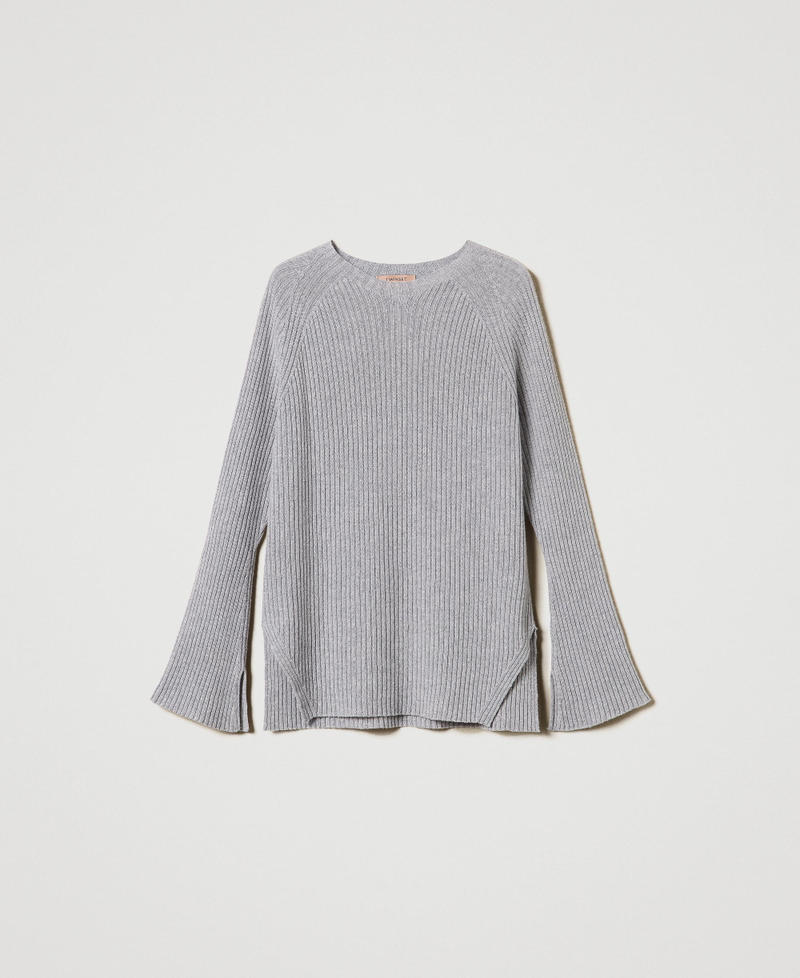 Maglia in misto lana e lurex