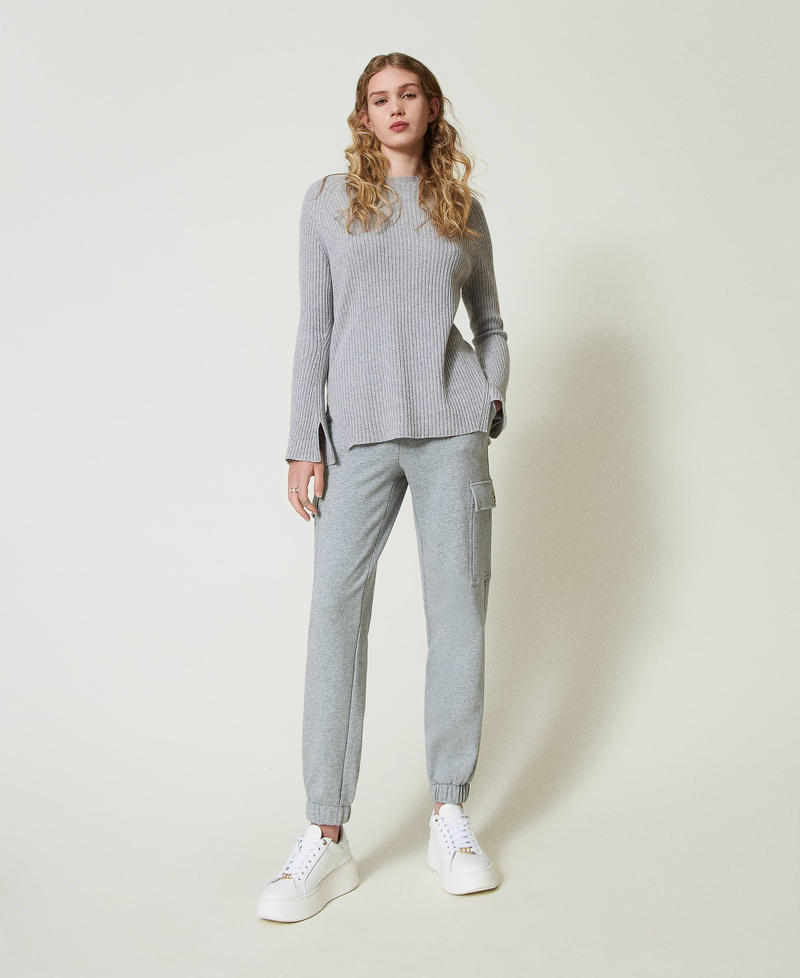Maglia in misto lana e lurex