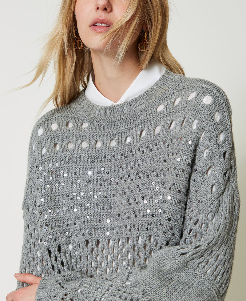 Ava sequin yarn jumper outlet