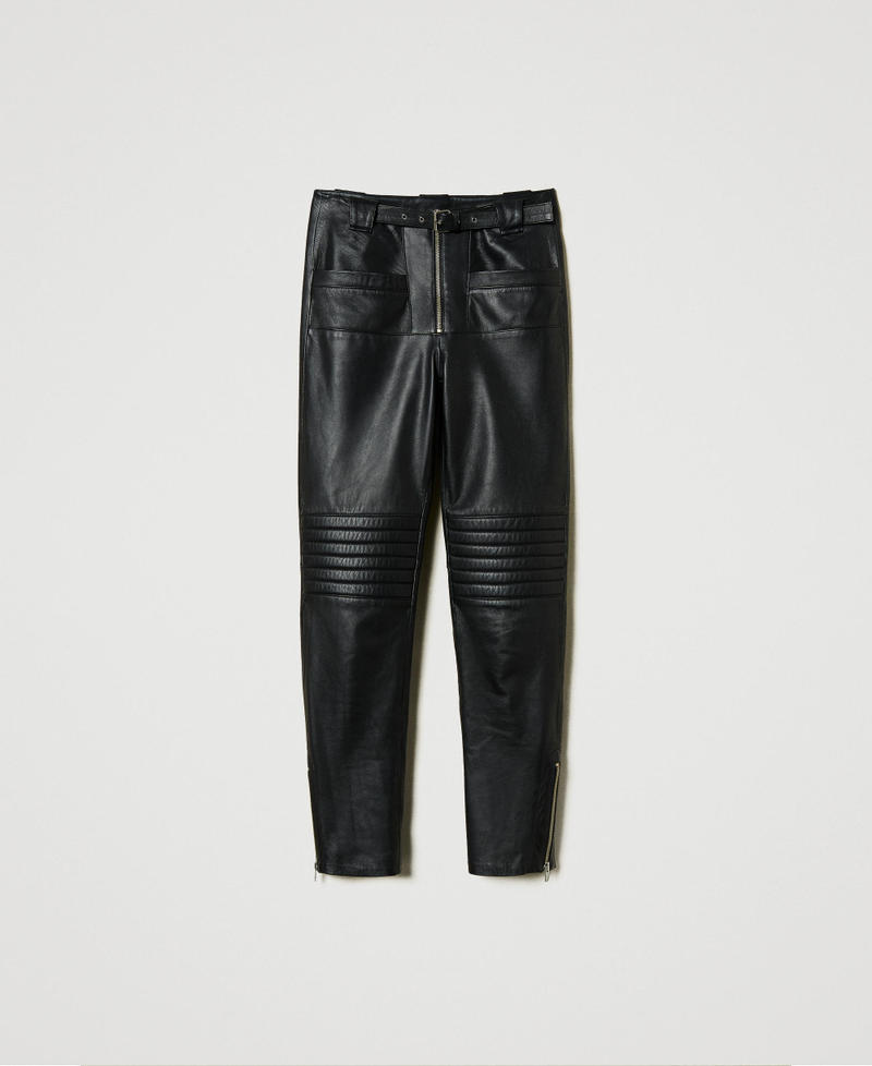 Leather 'Fairfax' biker trousers Black Woman 242TS2221_00006_0S