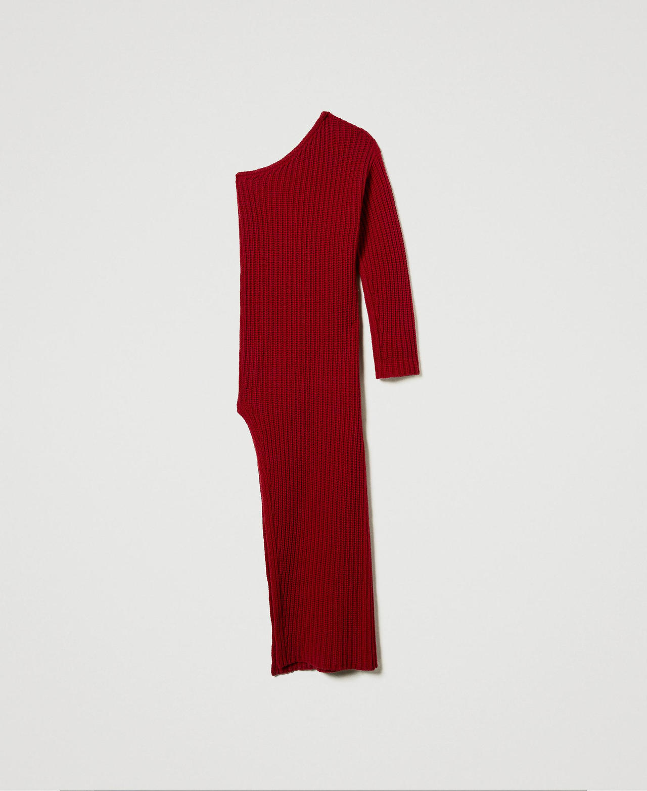 'Alice' long knit dress Venetian Red Woman 242TS3120_00740_0S