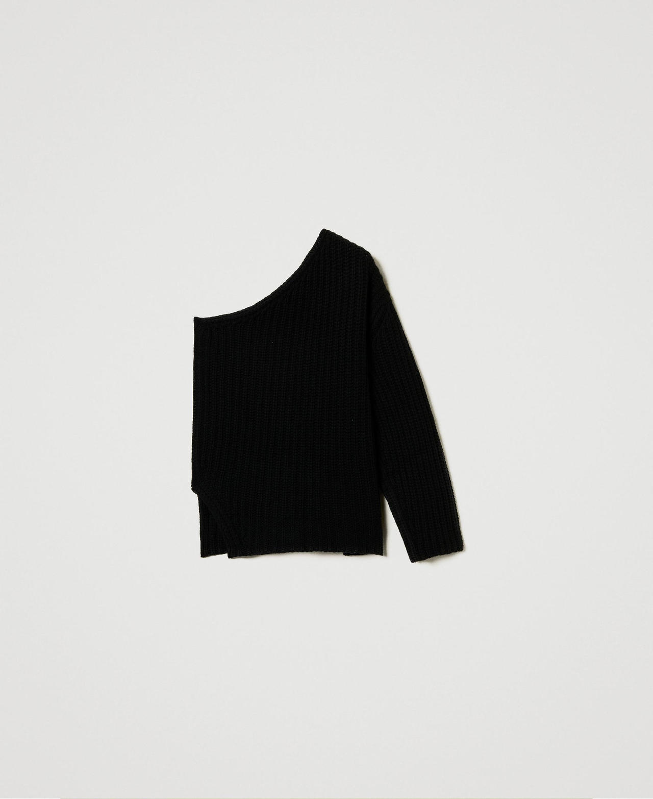 'Alice' wool and cashmere blend jumper Black Woman 242TS3121_00006_0S