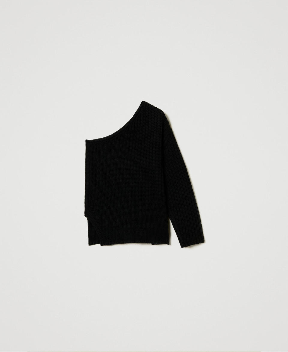 Maglia 'Alice' in lana e cashmere Nero Donna 242TS3121_00006_0S