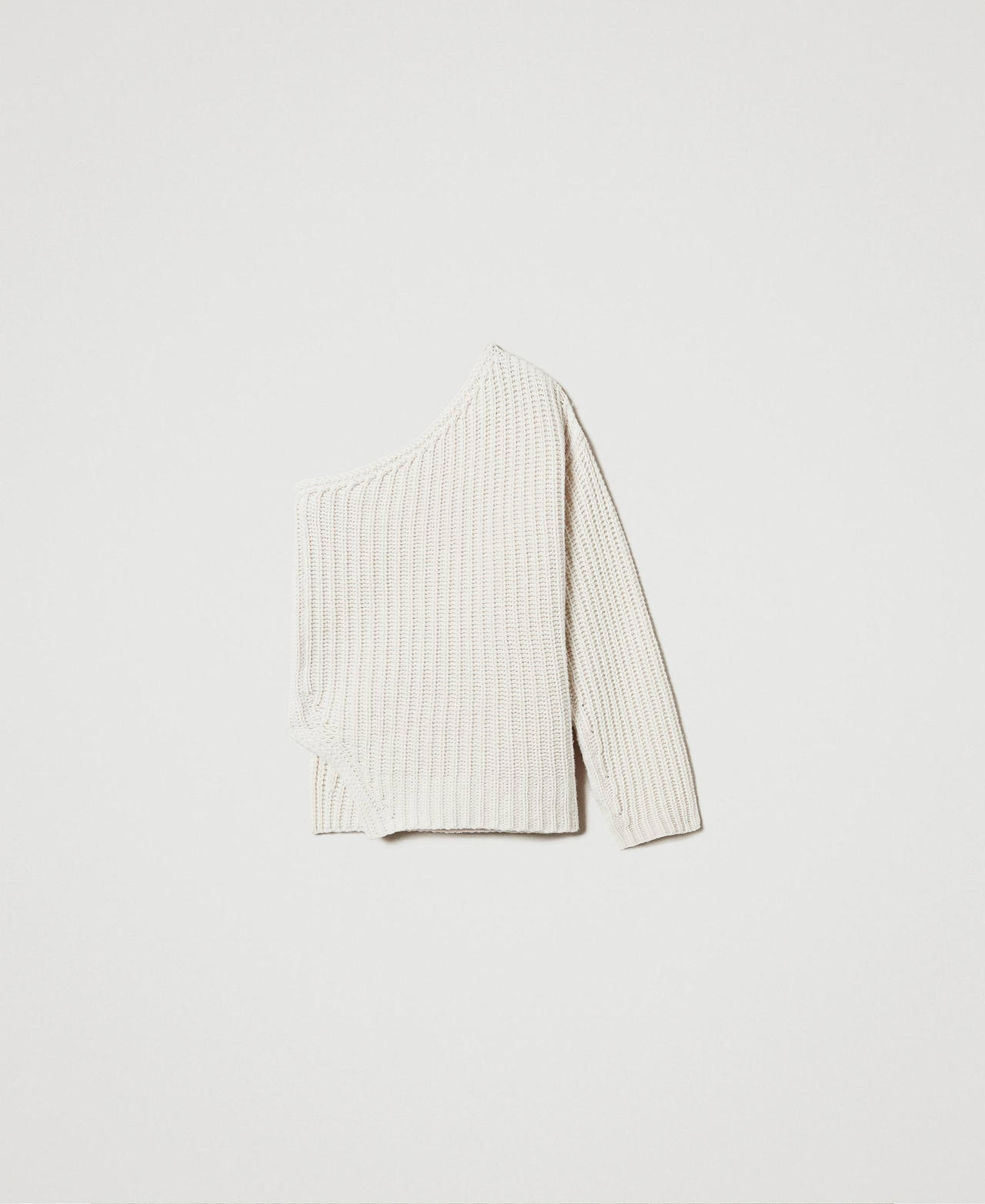 Pullover „Alice“ aus Wolle und Kaschmir Weiß Schnee Frau 242TS3121_00282_0S