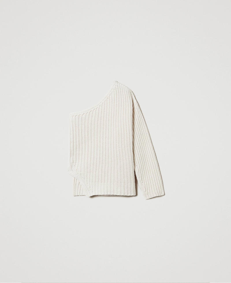 Pullover „Alice“ aus Wolle und Kaschmir Weiß Schnee Frau 242TS3121_00282_0S