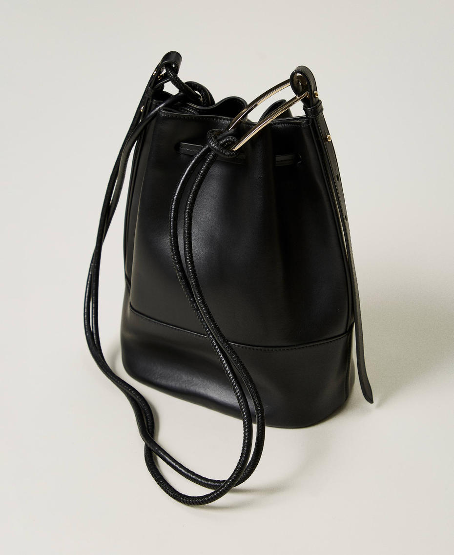 Borsa a secchiello 'Jane' in pelle