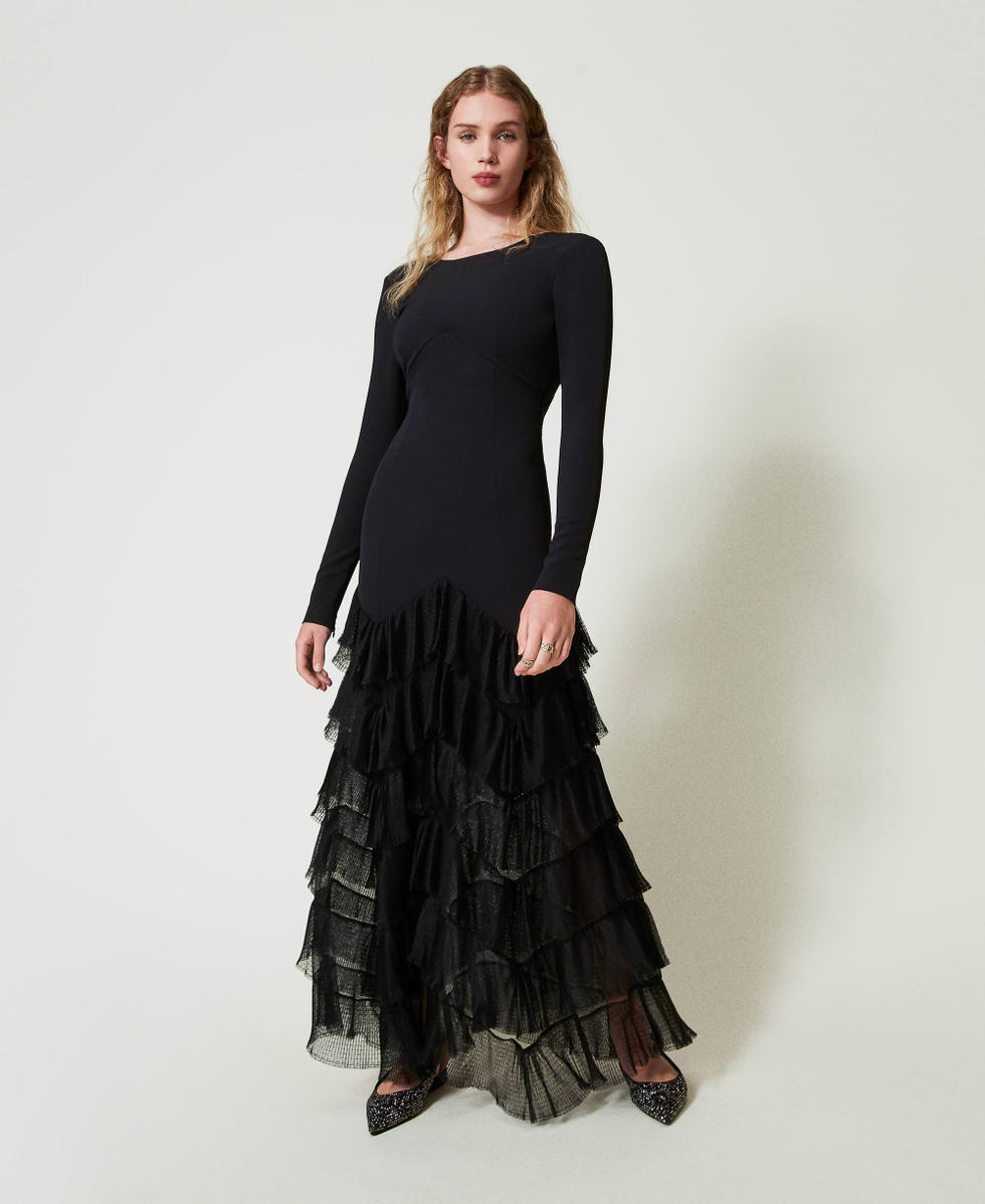 Jupe longue tulle noire femme cheap