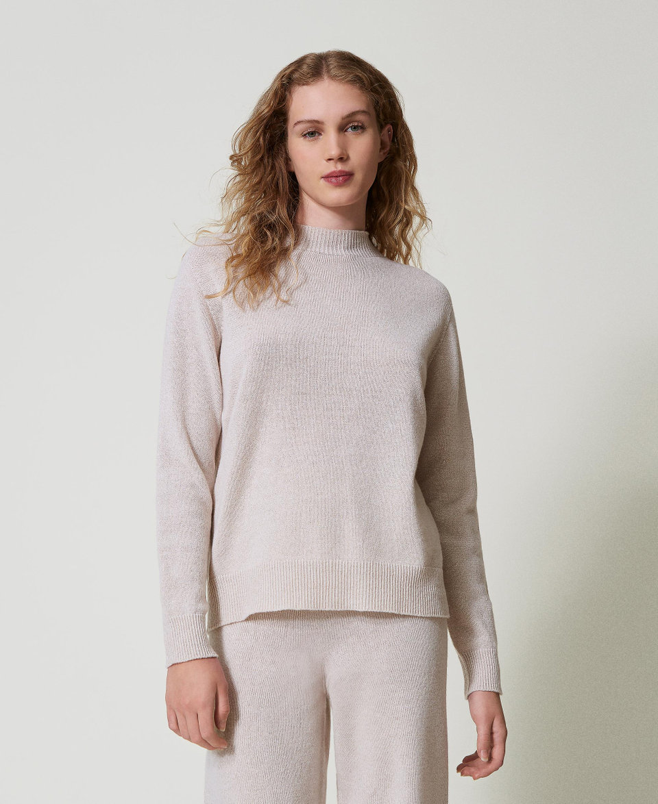 Twin Set Maglia in misto lana e lurex